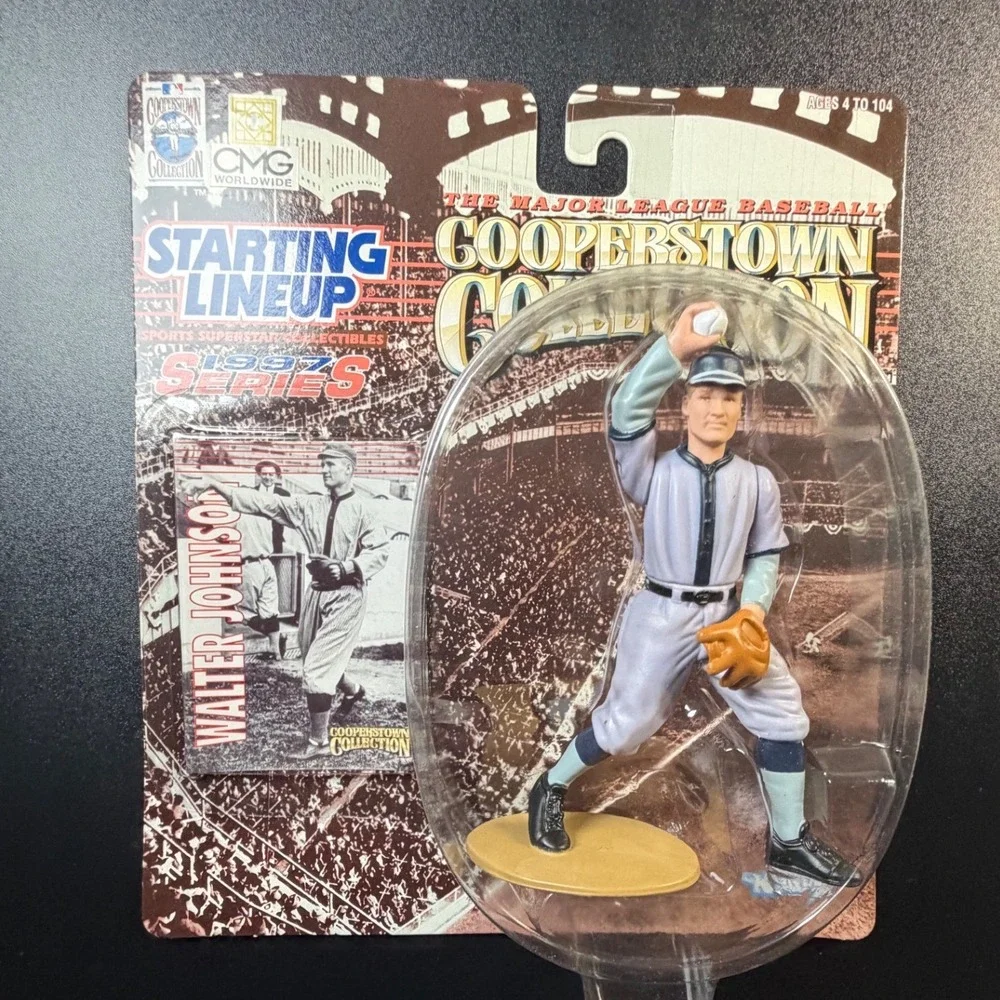 Kenner Starting Lineup 1997 Cooperstown Collection Walter Johnson Figure New